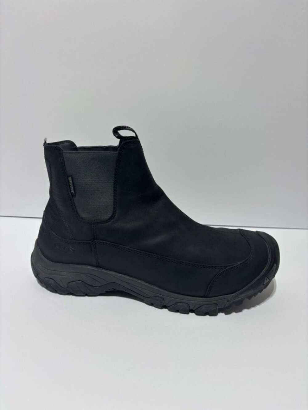 Keen Men’s Anchorage III Black Waterproof Boots, Size 13 M